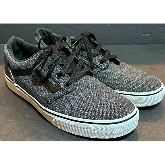 Vans Old Skool Tweed Black and Gray Low Top Skate Shoe Men's Size 8.5 - Picture 3 of 12